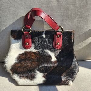 Maurizio Taiuti Fur Italian Leather Bag